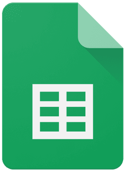 google sheets logo